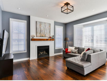 Sleek and Bright Living Area with L-Shaped Lounge